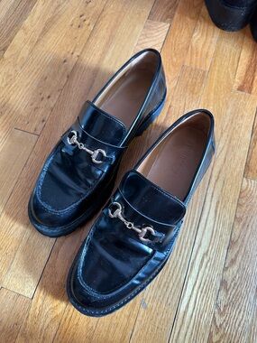 Thursdays women’s patent Leather Loafers - Classic Dress Loafers